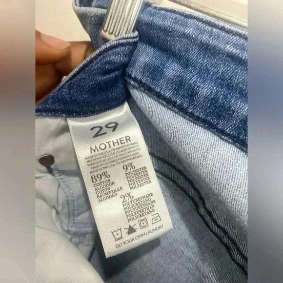 Mother Denim - High Waisted Looker Ankle Fray Woman Jeans Size 29 - Picture 4 of 9